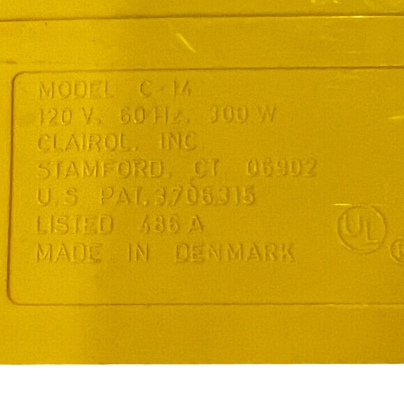 Clairol C-14 Hot Setter Denmark Vintage Hot Rollers Curlers Wax core with Clips - Picture 6 of 6